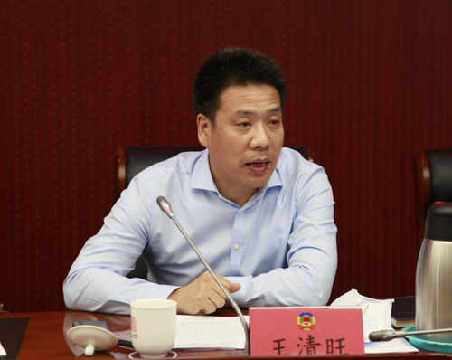 区委常委、区委组织部部长、区政府党组副书记王清旺讲话