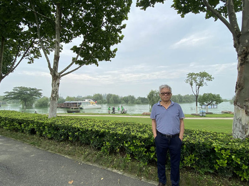 2020年汛期水利和生态专家孙建教授在巢湖