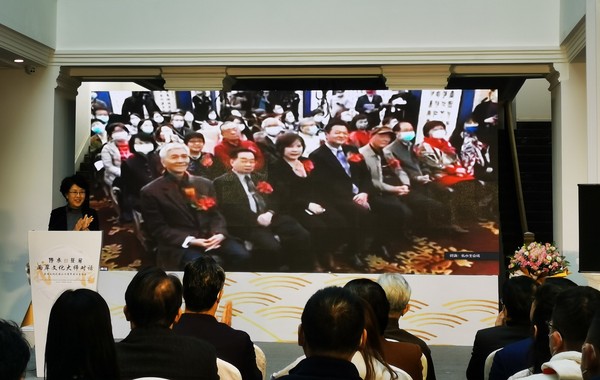 北京市文联常务副主席陈宁在北京会场致辞。修菁 摄