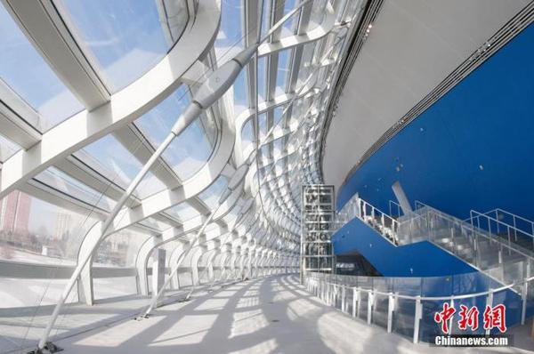 资料图：国家速滑馆内景。 中新社记者 韩海丹 摄