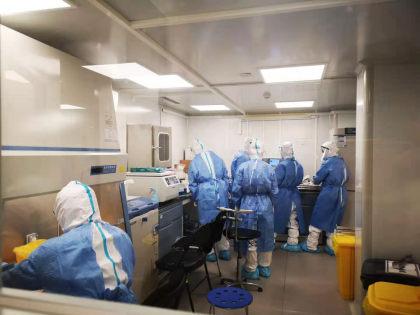 支援河北！北京清华长庚医院检验队出发！382