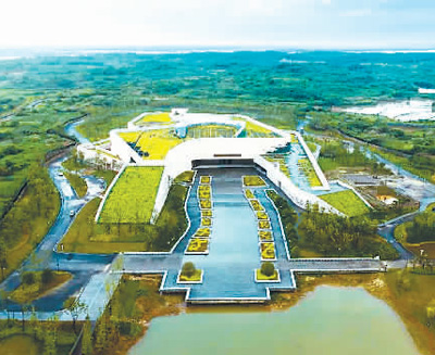 航拍江西南昌汉代?；韬罟胖饭?。4