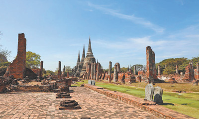 3泰国大城古城内景。记者 赵益普摄