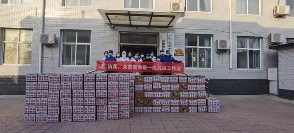 鹿泉区白鹿泉乡卫生院捐赠现场