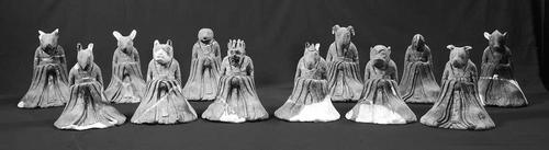 隋 十二生肖俑 武汉博物馆藏 隋 十二生肖俑 武汉博物馆藏