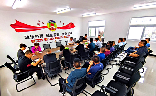 湖滨区高庙乡“委员之家”。