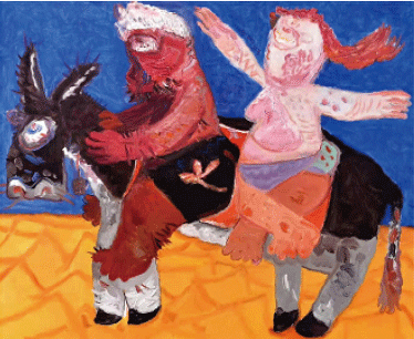 信天游（布面油画）80x100cm-2021年-于-来