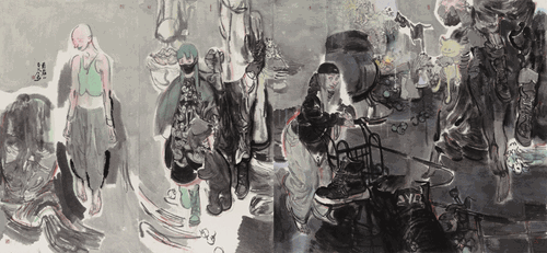 有霾的春天-200x400cm-2021年-张江舟