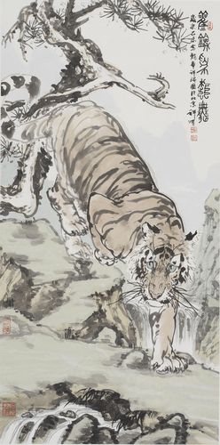 ▲孟祥顺《观剑为起舞》 137x68cm 2020年 ▲孟祥顺《观剑为起舞》 137x68cm 2020年