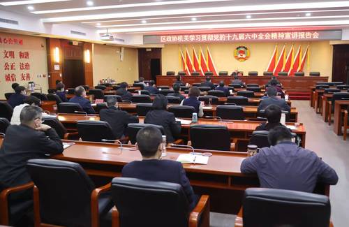 东城区政协召开学习贯彻党的十九届六中全会精神宣讲报告会 东城区政协召开学习贯彻党的十九届六中全会精神宣讲报告会
