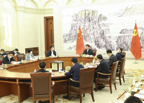 （时政）全国人大常委会党组召开会议 栗战(1439739)-20221024233949