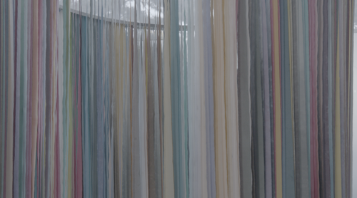 宣纸装置《无尽》（局部），单镓