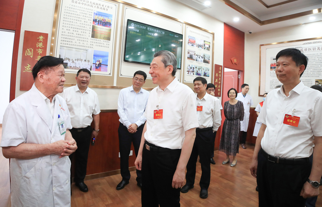  广西壮族自治区政协常委视察团围绕“深化区域合作，推动广西中医药产业高质量发展”开展监督性视察