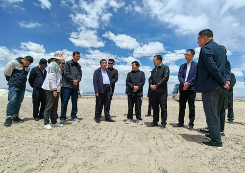 △州县政协主席集体视察环保督察活动。