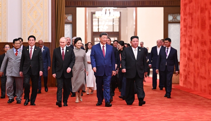 纪念中国人民抗日战争暨世界反法西斯战争胜利80周年招待会隆重举行