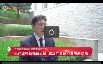 广西壮族自治区政协常委、自治区工商联副主席王万传：以产业补链强链延链激活广西经济发展新动能