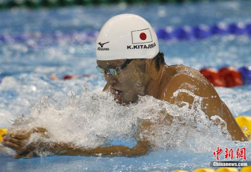 资料图:北岛康介。<a target='_blank' href='http://www.chinanews.com/'>中新社</a>发 任晨鸣 摄 点击进入下一页