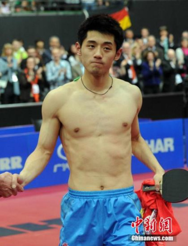 资料图:张继科。图片来源:Osports全体育图片社 点击进入下一页